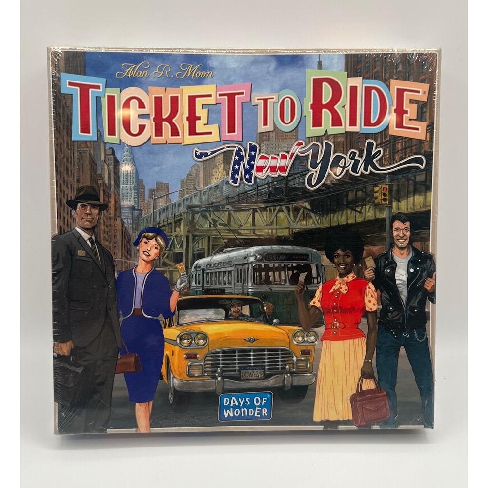 Ticket to Ride New York Board Game Days of Wonder 720060 New Sealed